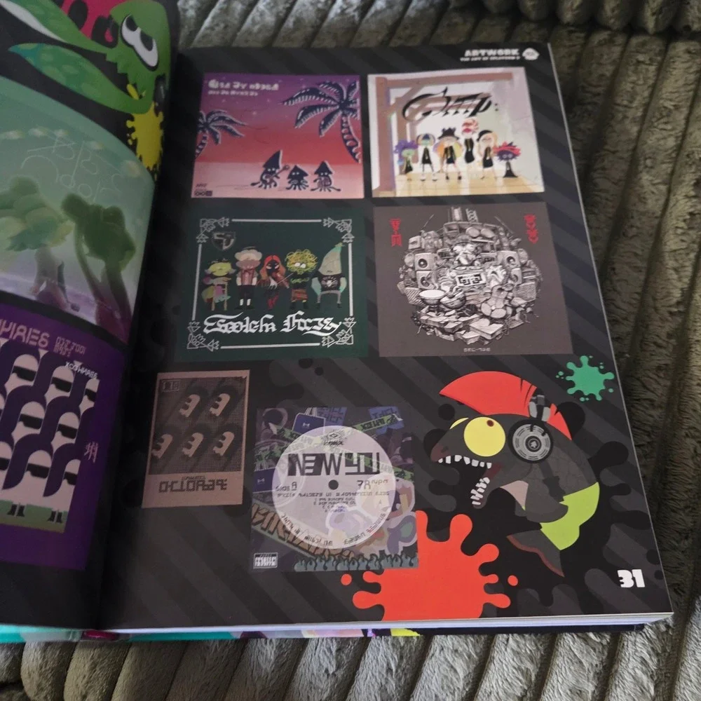 The Art of Splatoon 2 Hardcover Illustrated Art Book